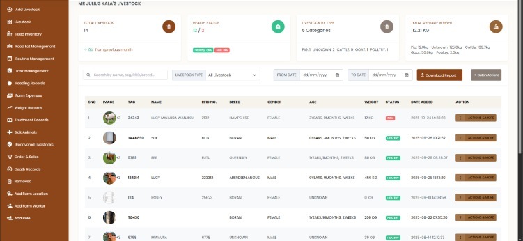 Livestock Management System preview